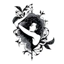 Submissive tattoo design idea