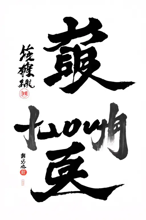 live laugh love in Chinese characters tattoo design idea