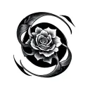 Genital tattoo design idea