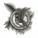 Peeta from the hunger games symbolic tattoo tattoo design idea