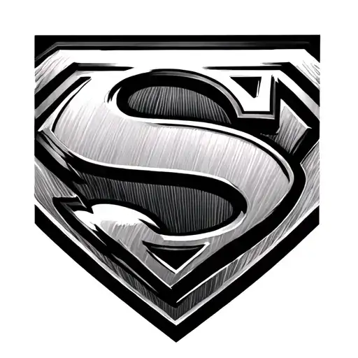 Superman Emblem tattoo design idea