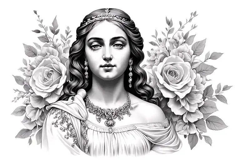 madonna tattoo design idea