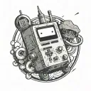 bmo adventure time tactical tattoo design idea
