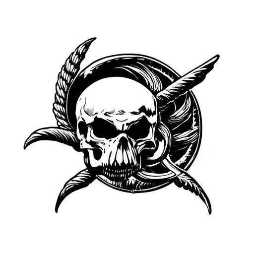 Navy Seal symbol from hollow tattoo design idea