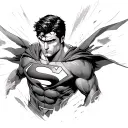 Superman tattoo design idea