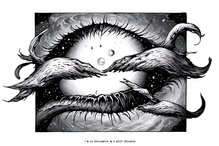 I'm a dreamer, I will survive my nightmares and keep dreaming. tattoo design idea