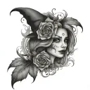 Halloween tattoo design idea