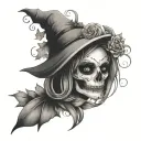 Halloween tattoo design idea