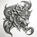 Indra tattoo design idea