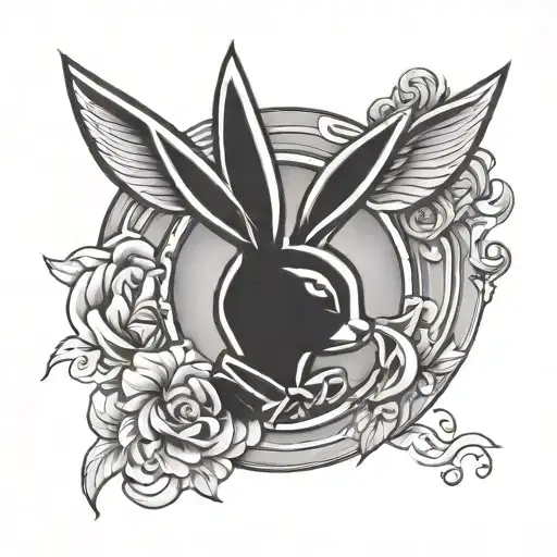 Playboy tattoo design idea