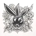 Playboy tattoo design idea