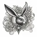 Playboy tattoo design idea