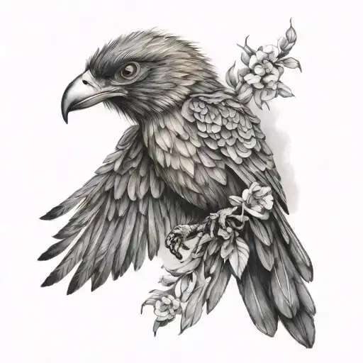 fenix bird getting tattoo design idea
