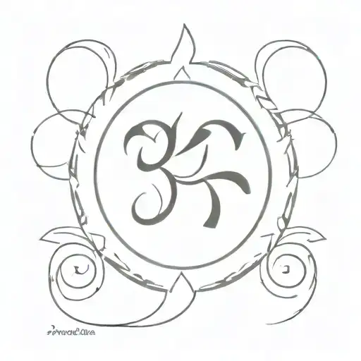Incorporate a powerful Hindu symbol with a quote about strength and resilience tattoo design idea