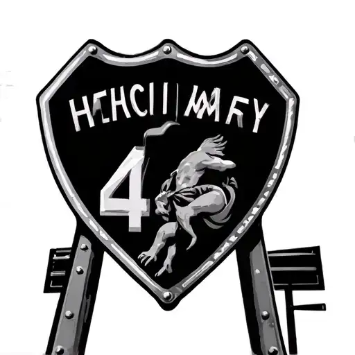 Highway Sign tattoo design idea