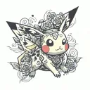 Pikachu tattoo design idea
