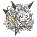 Pikachu tattoo design idea