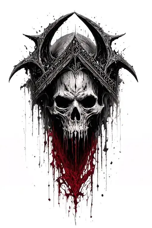 dark souls bloodborne cathedral tattoo design idea