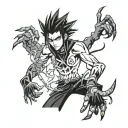 sasuke curse mark and phantom troupe spider tattoo design idea