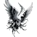 Fourth Wing tattoo design idea