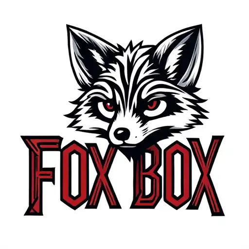 "Fox Box" "Fox Box" Military Fox Box logo tattoo design idea