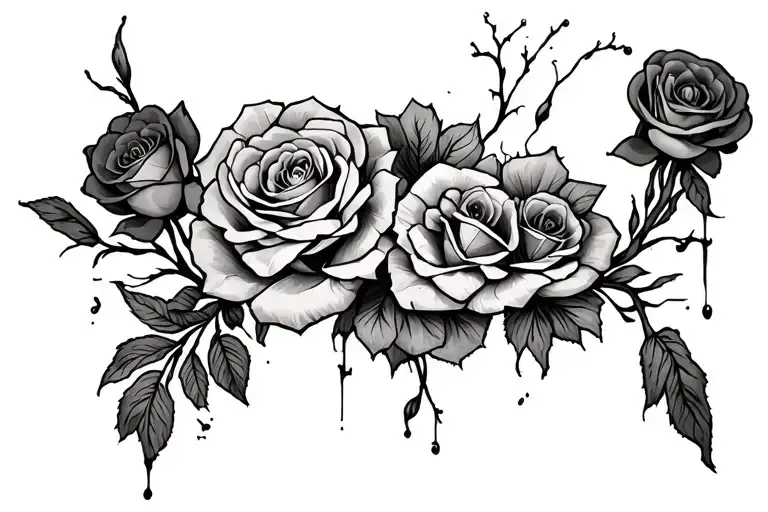 Sad Crazy Life tattoo design idea