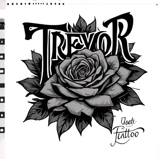 "Trevor" Braille tattoo design idea