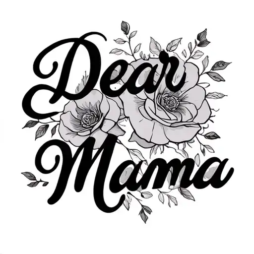 dear mama tattoo tattoo design idea