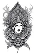 Thai Mandelas Pattern tattoo design idea