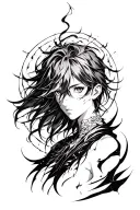 solo leveling anime tattoo design idea