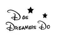 "Do as Dreamers Do" with two small stars like Disney tattoo design idea