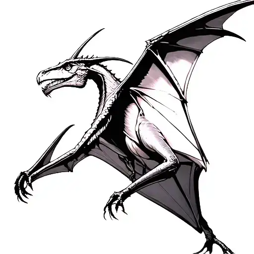 Pteranodon tattoo design idea