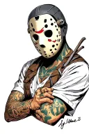 Jason Voorhees tattoo design idea