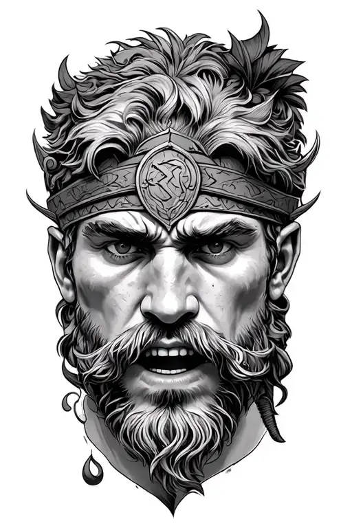 David And Goliath tattoo design idea