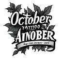 October Anniversary date written tattoo design idea