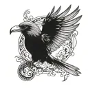 fenix bird getting tattoo design idea