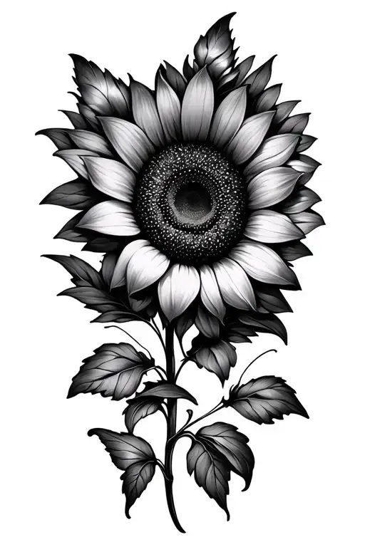 Daisie Lilly sunflower butterfly biceps tattoo design idea