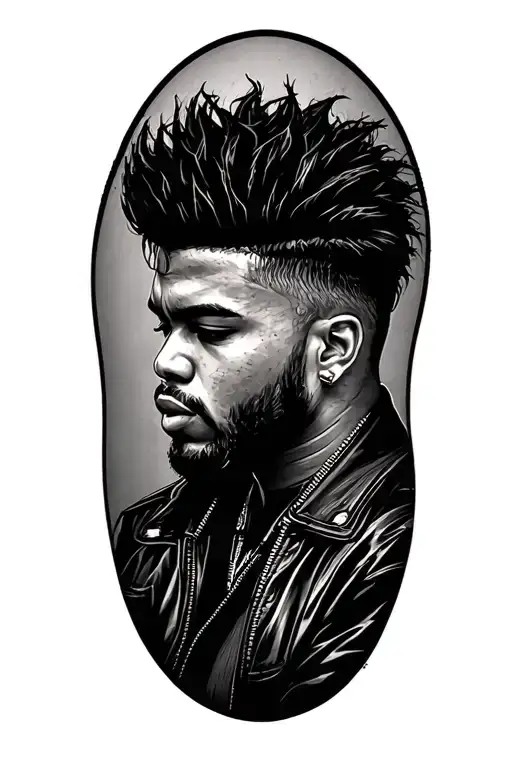 The Weeknd XO half sleeve tattoo tattoo design idea