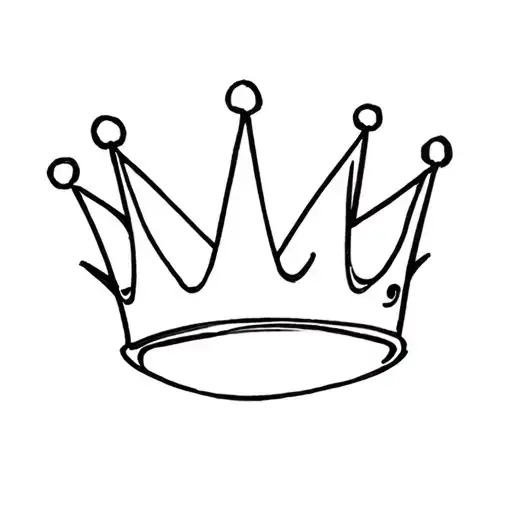 king crown tattoo design idea