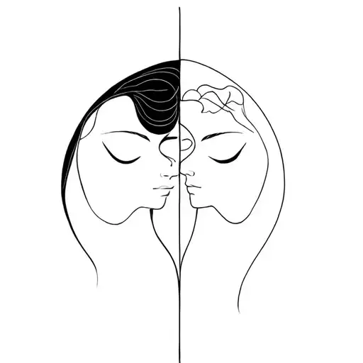 Eros And Psyche tattoo design idea