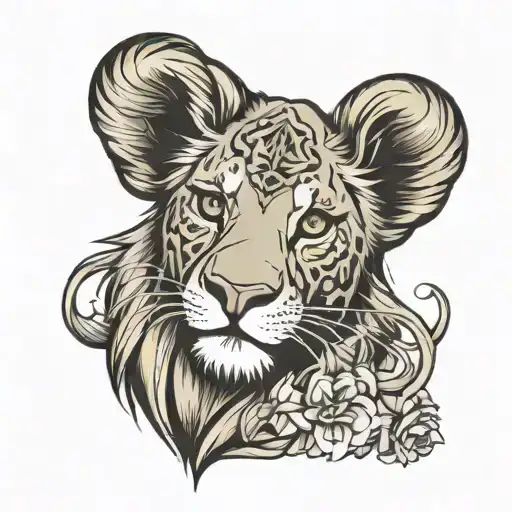 Simba Coor 5 July 2024 tattoo design idea