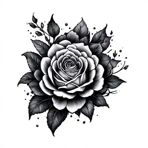 Vertical tattoo design idea