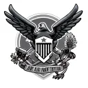 Air Force tattoo design idea