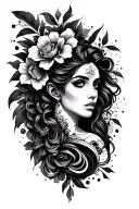 Various shapes and patterns for the upper arm to fill the gaps tattoo design idea