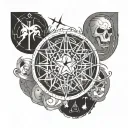 minimalist tattoo designs incorporating symbols from Marvel, DC Comics, Disney, Harry Potter, Slytherin, Star Wars tattoo design idea