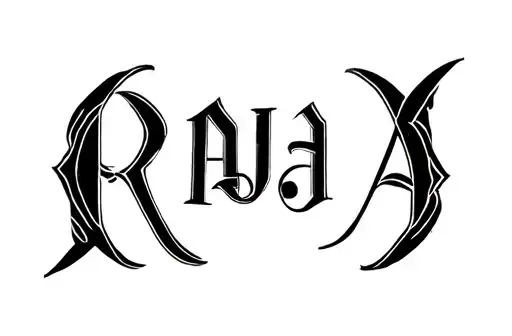 "RAJA" tattoo design idea