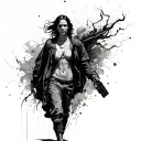 walking paradox tattoo design idea