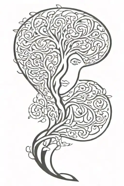 kidney transplant for women tattoo design idea