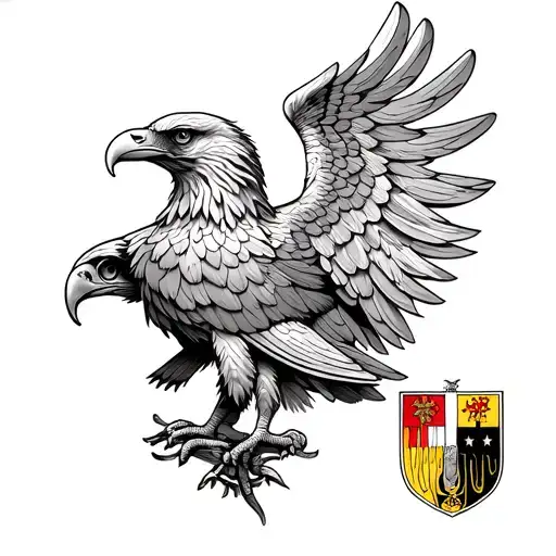 Germany Eagle tattoo design idea