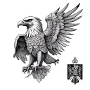 Germany Eagle tattoo design idea